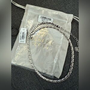 Kendra Scott Silver Brielle Chain Necklace